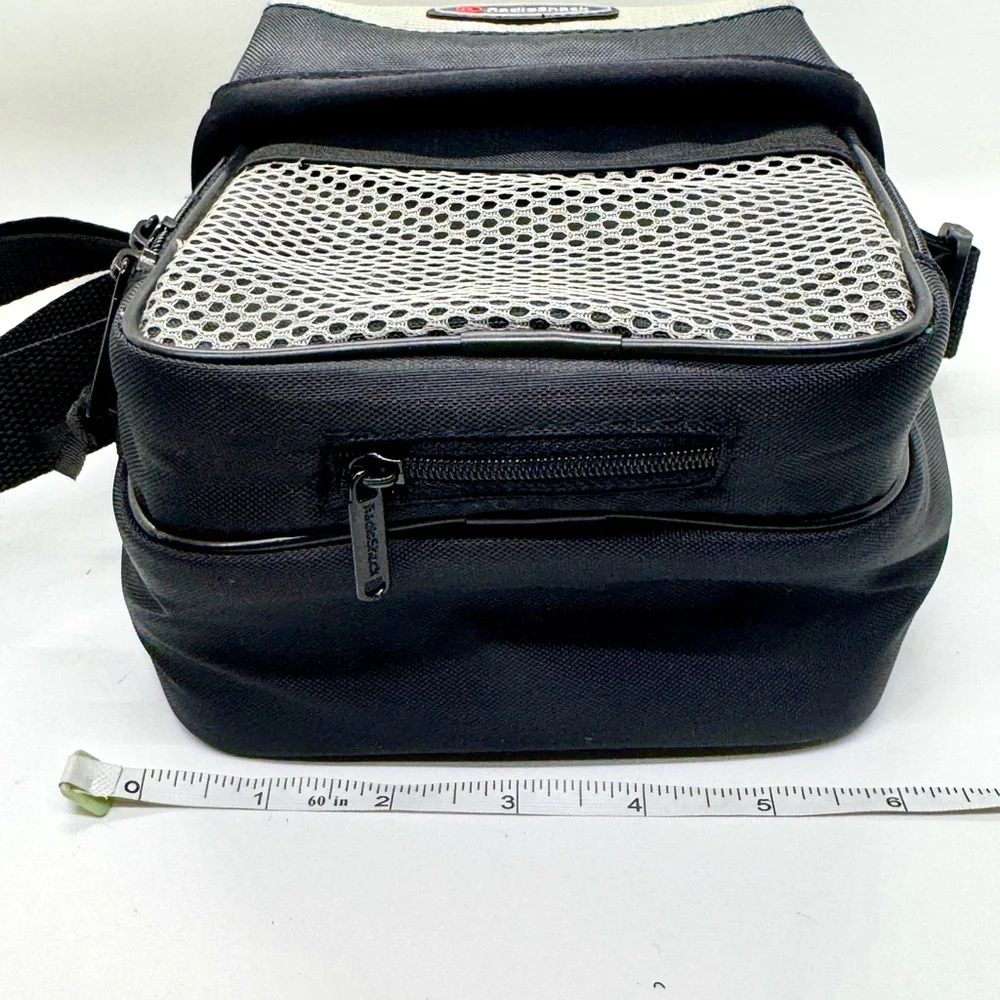 Vintage RadioShack Shoulder Bag Y2K Electronics Camera‎ Case Mesh Pocket